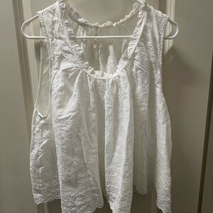 Free People Marina Eyelet Tank Top